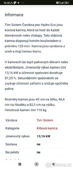 Krbová kamna s výměníkem - 4