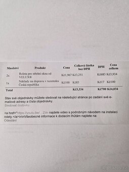 2 ks Zatemňovací roleta VELUX - 4
