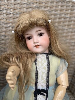 Starožitná kloubová panenka - A. M. - 63cm - 4