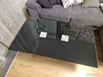 Konferenční stolek skleněný 120x70cm - 4