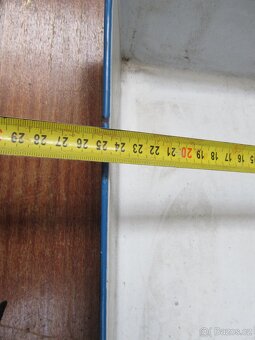 Nabízím velky krásný starožitný modrý smalto - 4