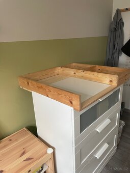 Přebalovací nástavec pult na ikea komodu brimnes - 4