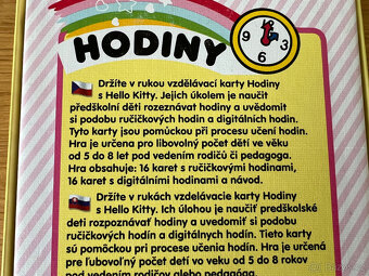 Vzdělávací karty HODINY s Hello Kitty - 4