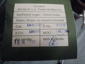 Stojan na vánoční stromeček Jihokov retro - 4