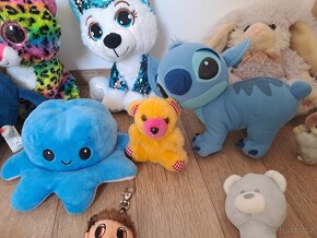 Mix plyšáků a přívěšků-Olaf, Brumla, jednorožec, Dotty atd. - 4