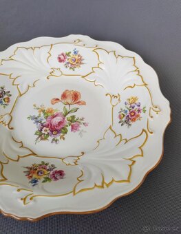 Velký porcelánový servírovací talíř Weimar (1945-1949) - 4