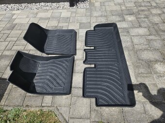 3D plastové rohože Tesla model 3 - 4