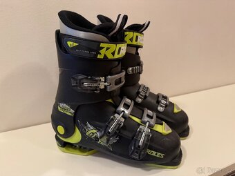 Dětské lyže 130cm, rostoucí lyžáky, rostoucí hůlky - 4