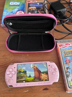 PSP Blossom Pink 3004 + hry a příslušenství - 4