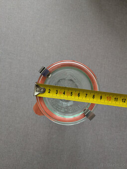 Sklenice od svíčky; 8,5 cm v průměru - 4