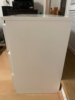 Komoda IKEA Malm bílá 80x78 cm - 4