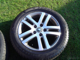 4XLETNÍ HLINÍKOVÁ KOLA ŠKODA OCTAVIA III,II 205/55 R16. .TOP - 4