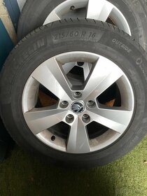 Skoda Superb,YETI,6,5 Jx16 ET41 obutí 215/60R16 - 4