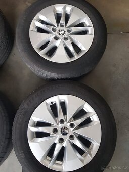 originální alu kola Škoda7J x16", ET 46/,Pneu 205/60R16 - 4