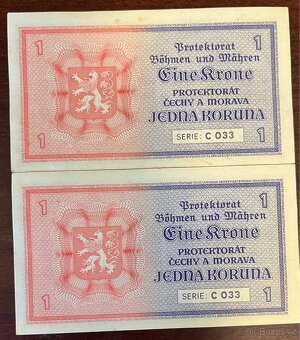 Jedna koruna protektorát Čechy a Morava - 4