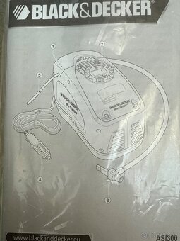 Black+Decker Kompresor ASI300, 11 Bar na 12 V i 220 V - 4