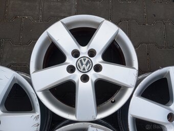 Originální alu kola volkswagen 5x112 r16 - 4