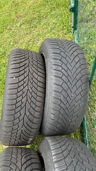 Zimní pneu Continental na plechových discích 5x112,205/55/16 - 4