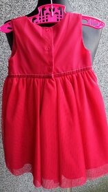 Červené šatičky vel. 6-9m zn. TU - 4