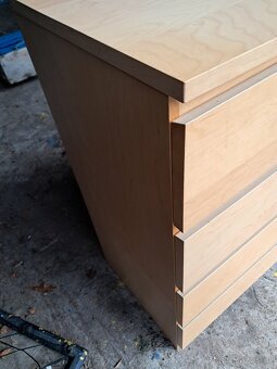 Ikea komoda Malm bříza 4 zásuvky - 4