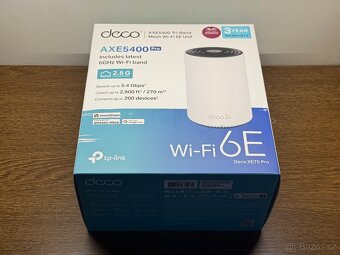 TP-Link Deco XE75Pro WiFi 6E, 2.5gb lan, Mesh, pokrytí 270m2 - 4