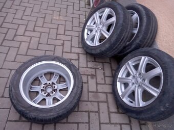 Sada al kol 5x100 + pneu letní 205/55R16 94V - 4