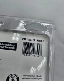 2X Nová AKU baterie AKU baterií Makita BL1850aBon - 4