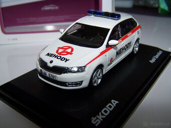 ŠKODA RAPID SPACEBACK (2013) - DP PRAHA NEHODY 1/43 model AB - 4