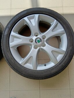 ALU R17 225/45, 5x112 Pallas Letní Škoda, VW, Seat - 4