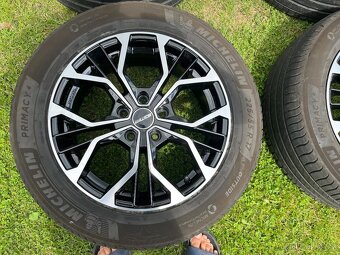 ALU kola GMP ITALIA 5x112 ET 45 pneu 225/55 R17 pěkné pneu - 4