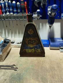 Plechovka od oleje BP trojuhelniková - 4