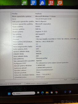 Dell notebook Inspiron 15 3511, 8GB, 2022 - 4