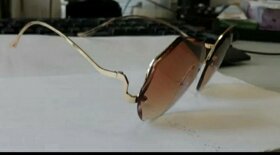 Nové dámské sluneční brýle hranaté hnědé Stylové módní - 4