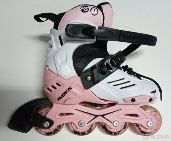 Kolečkové brusle Powerslide Khaan JR PINK EU 27-30 - 4