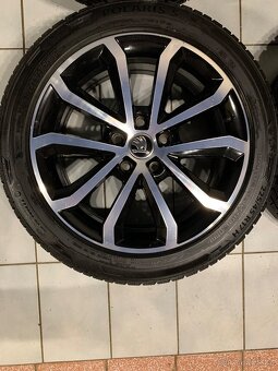 Alu kola Škoda R17 5X112 ZÁNOVNÍ ZIMNÍ PNEU 225/45 R17 HAWK - 4