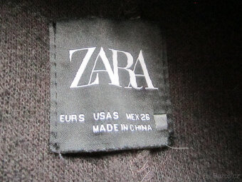 Kabát zn. ZARA, S/M/L, sytě tmavě hnědý, výhodná cena - 4
