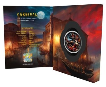 1oz Carnival Canada 2024 Black Ruthenium + hologram - 4