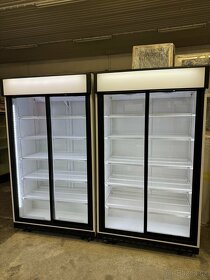 Prosklená chladicí lednice dvoudveřová - 4