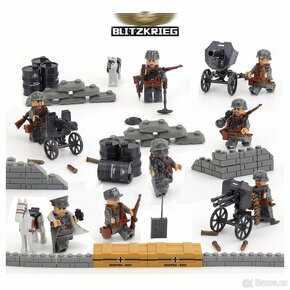 Rôzne sety vojakov 4 + doplnky - typ lego - nové - 4
