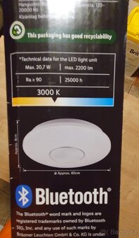 Livarno stropní led světlo s Bluetooth reproduktorem - NOVÉ - 4