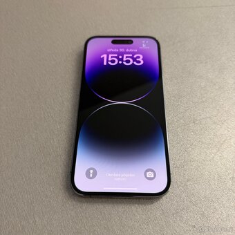 iPhone 14 Pro 256GB deep purple, jako nový, 12 měsíců záruka - 4