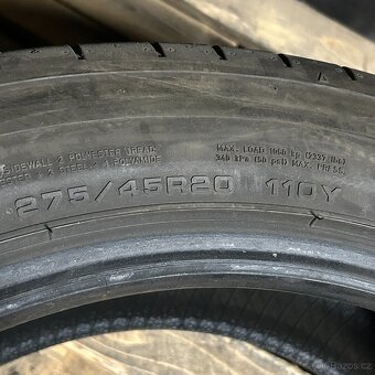 Letní pneu 275/45 R20 110Y Dunlop 4-4,5mm - 4