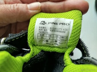 Dětska obuv zimní AlpinePro s koziskem vel.23 - 4