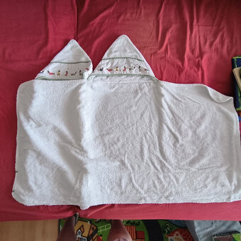 2ks Dromslott Ikea dětská osuška s kapucí 60x125 cm - 4