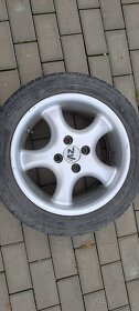 ALU KOLA R15 ROZTEČ 4X100 +PNEU CONTINENTAL Sleva 2000,-Kč - 4