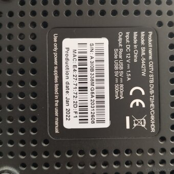 O2 set-top box nejnovější typ SML-5442TW - 4