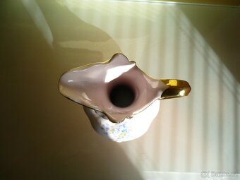Karafa růžový porcelán, Zn. HC CHodov - 4