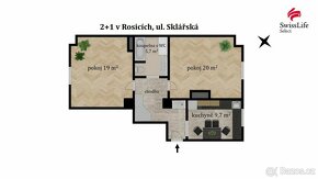 Prodej bytu 2+1 64 m2 Sklářská, Rosice - 4