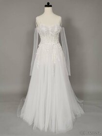 Luxusní nenošené svatební šaty, Lucile, XS/S - 34/36 EU - 4