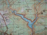 Vojenská profesionální tajná mapa Křivoklát sko ČSLA - 4